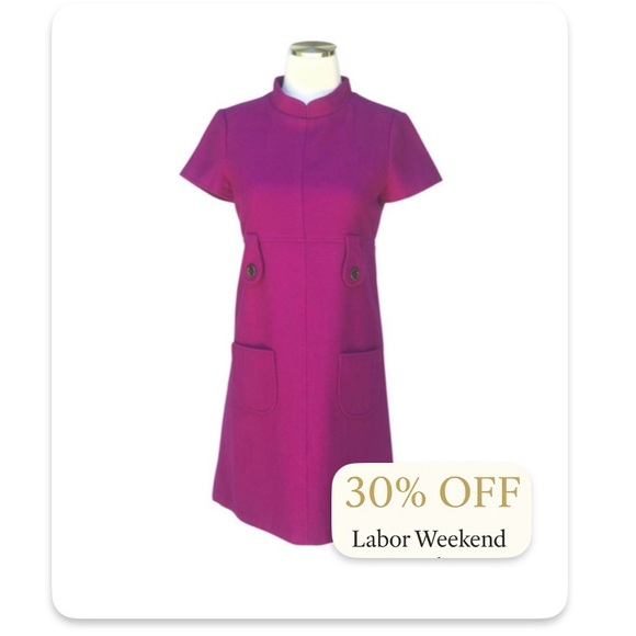 Bailey 44 Fuchsia 60s Style Dress - Picture 1 of 14